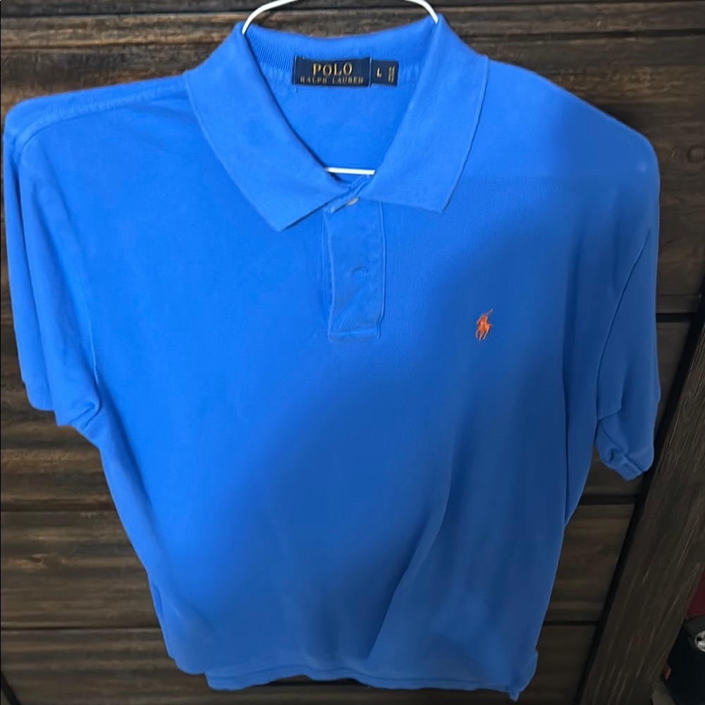 Polo by Ralph Lauren Men's Blue Polo Shirt